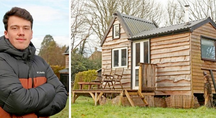 Ragazzo di 17 anni costruisce una casa di legno con soli 7000 euro: il risultato è eccezionale
