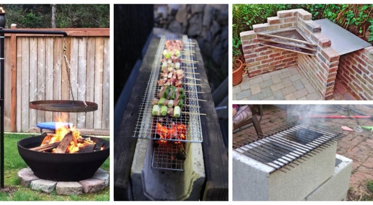 Grilla i trädgården: gör din egen grill med DIY, även om den bara är tillfällig