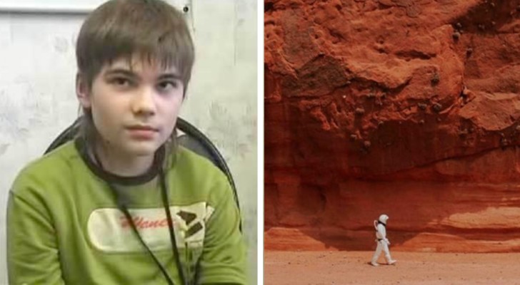Ce garçon a dit qu'il venait de Mars pour nous transmettre des informations précieuses
