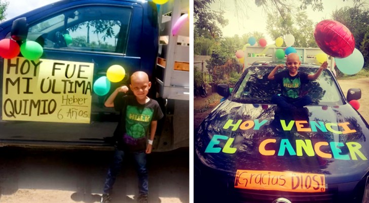 Mit nur 6 Jahren besiegt dieser Junge seinen Krebs und feiert das Ende der Chemotherapie: eine befreiende Party