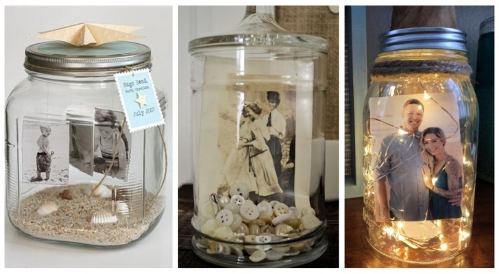 Herinneringspotje: laat je foto's op een originele manier zien met fantastische lijsten in glazen potten