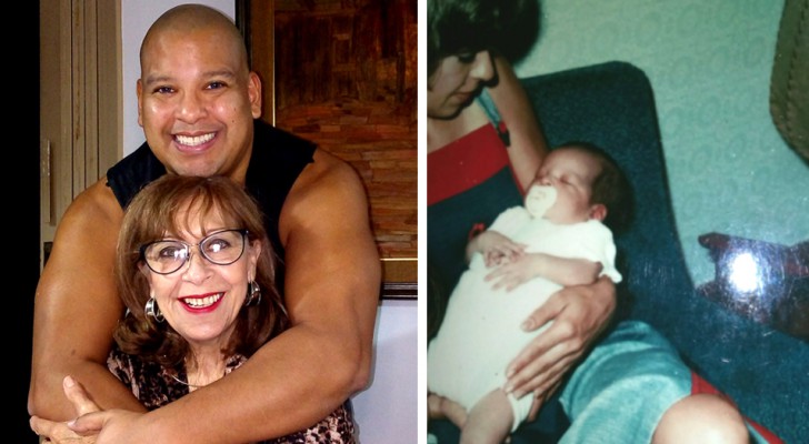 44 anni fa adottò il neonato che era stato abbandonato davanti alla sua porta: oggi lui la ringrazia per tutto l'amore