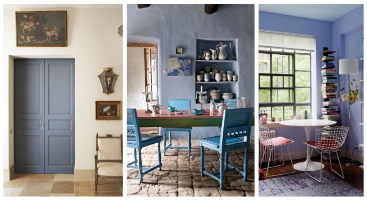 Viola, bluette e grigio azzurro: arreda la casa con le sfumature dei campi di lavanda della Provenza