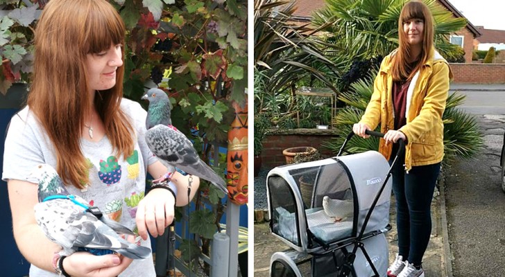 Deze vrouw geeft meer dan €4.500 per jaar uit om twee duiven te verzorgen en te verwennen