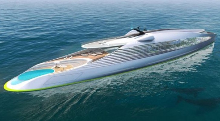 Presentato il primo yacht a zero emissioni: all'interno ha un parco e una serra