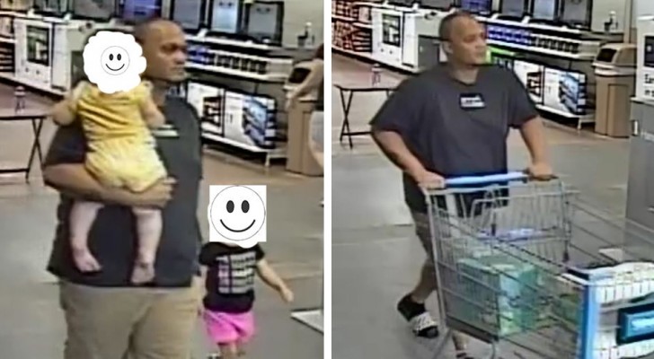 Police ask users to identify a man who stole the diapers, but everyone offers to pay for them for him