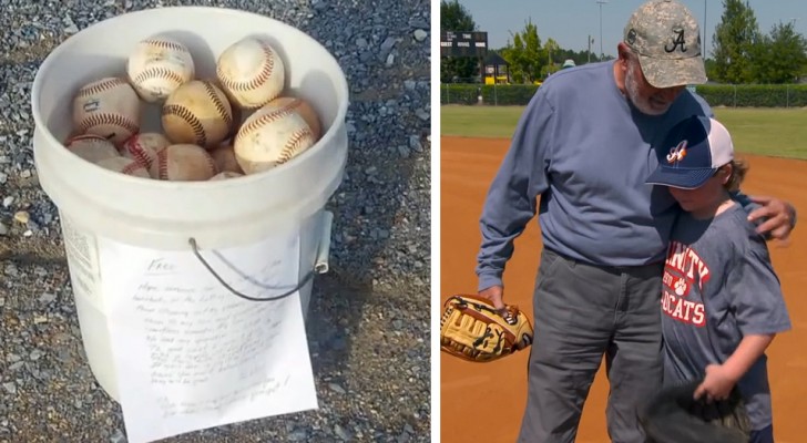 Ein Vater findet einen Eimer mit alten Baseballs und einer bewegenden Notiz: „Genießt die Zeit mit euren Kindern“ 
