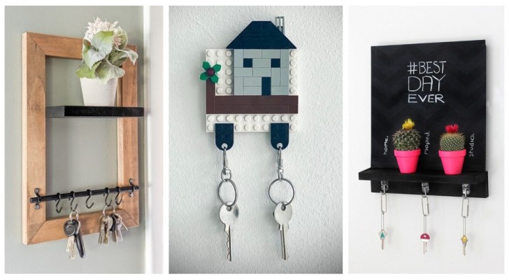 Verlieren Sie Ihre Hausschlüssel nicht mehr: mit einem schönen Wandschlüsselanhänger finden Sie sie immer wieder