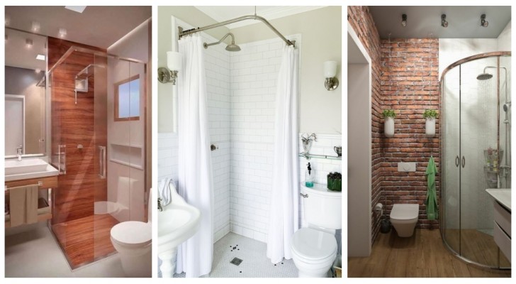 Duschkabin i ett litet badrum: låt dig inspireras av dessa platsbesparande inredningar 