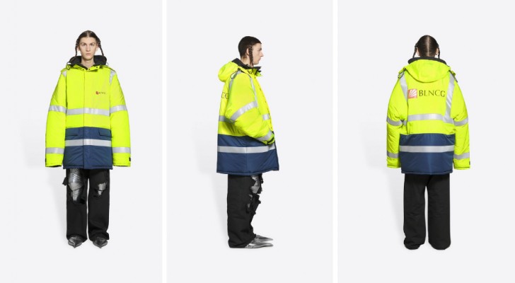 Balenciaga lance une veste haute visibilité jaune fluorescent : elle coûte une fortune