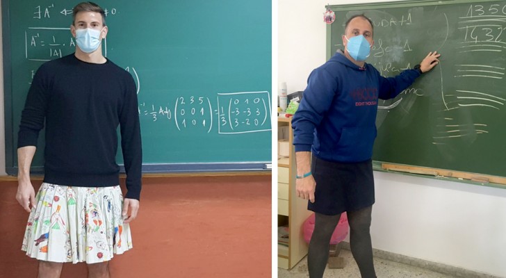 "Les vêtements ne connaissent pas de genre !": certains enseignants vont à l'école en jupe pour apprendre la tolérance aux enfants