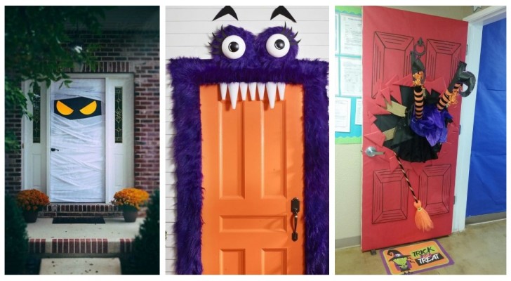Una porta mostruosa per Halloween: tante idee simpaticissime da cui trarre spunto
