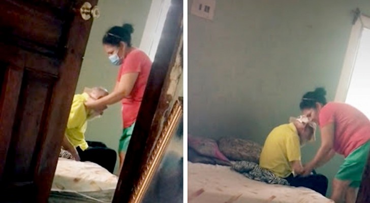 She divorces the husband who cheated on her, but continues to take care of her ex-father-in-law