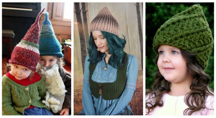 Sfida il freddo con questi adorabili berretti lavorati a mano che ricordano i cappelli degli gnomi
