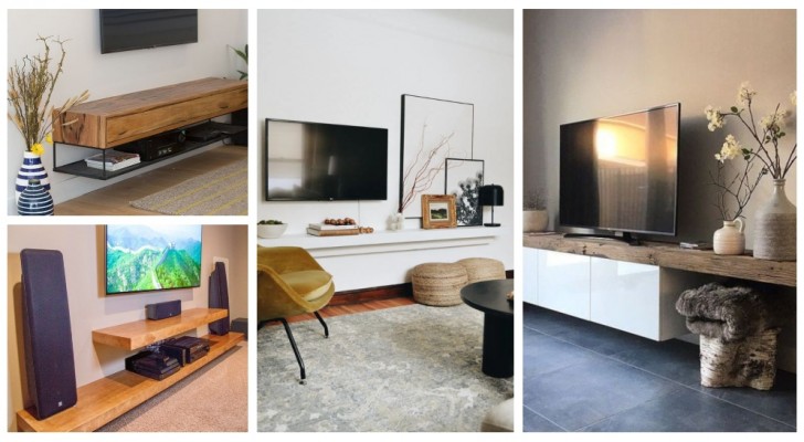 Richt je woonkamer in met fantastische hangende consoles voor stijlvolle tv-wanden