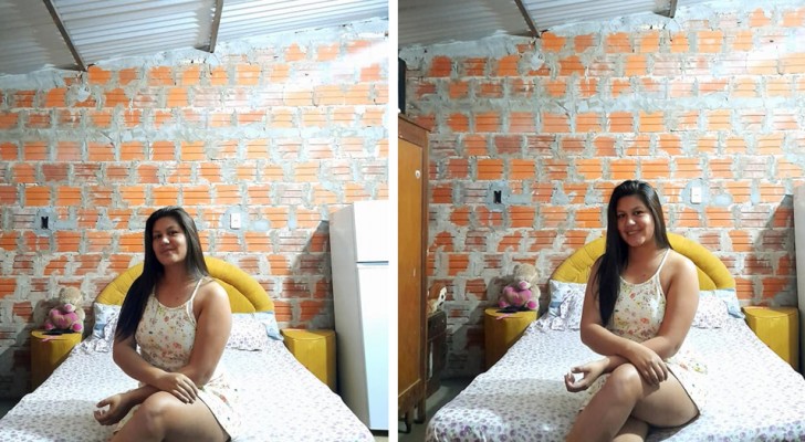 Uma jovem compartilha sua alegria por ter comprado a sua primeira casa: "Não tem reboco, mas pelo menos é toda minha"