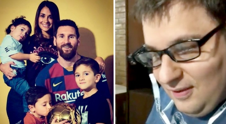 Lionel Messi e sua esposa doaram um par de óculos tecnológico para um fã com deficiência visual: ele agora pode ler