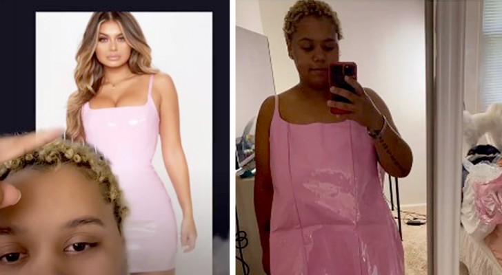 Sie bestellt ein rosafarbenes Kleid im Internet, erhält aber einen „Müllsack“: Die Enttäuschung der jungen Frau macht die Runde im Netz