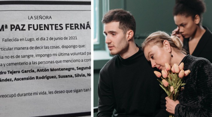 "Inga hycklande familjemedlemmar på min begravning": skriver kvinnan i sin dödsannons