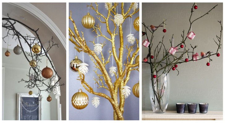 Prepara fantastiche decorazioni di Natale con i rami secchi: sono semplici e piene di stile!
