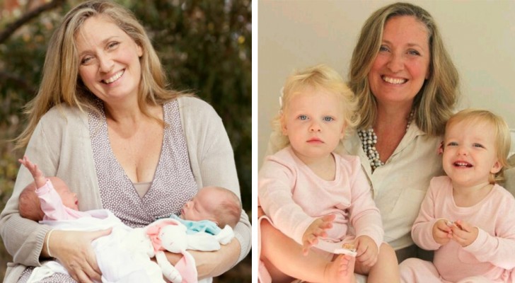 Alleenstaande moeder bevalt van prachtige tweeling op 50-jarige leeftijd, na 11 jaar proberen