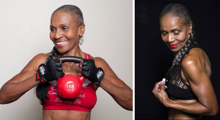 Diese Frau ist 85 Jahre alt und die älteste Bodybuilderin der Welt: 