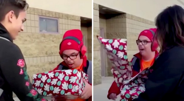 Le regala al compañero de clase autista su juguete favorito: la reacción del joven es emocionante (+VIDEO)