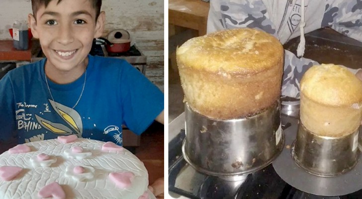 Um menino de 10 anos decide vender seus bolos para pagar por seu tratamento hospitalar