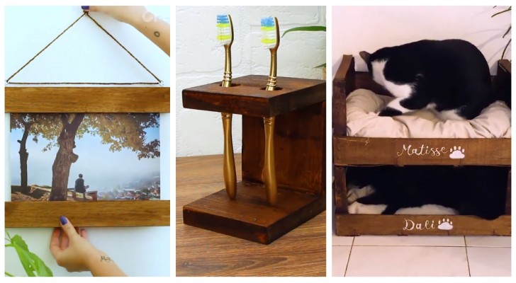 Dekorieren Sie Ihr Zuhause mit tollen und einfachen DIY-Holzprojekten (+ VIDEO)