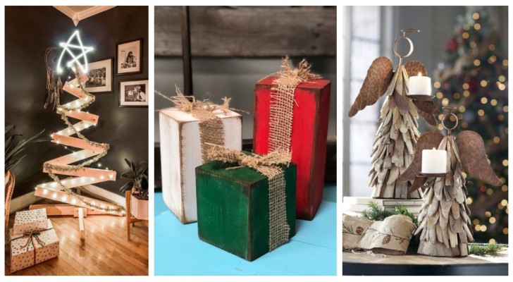 Houten kerstdecoraties: gebruik dit materiaal om gezellige en betoverende voorwerpen te maken