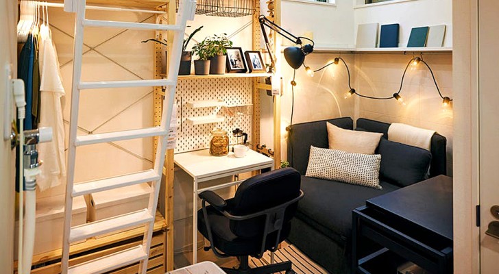 Ikea verhuurt een studio appartement voor 77 cent per maand: het is klein maar super-functioneel