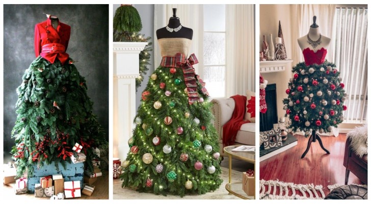Vous voulez un sapin de Noël original et extravagant ? Découvrez les "Dress Tree" fabriqués à partir de vieux mannequins