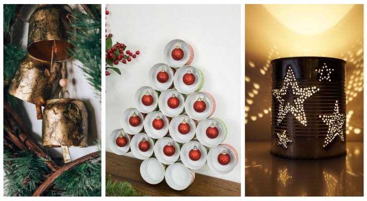Blechdosen und -behälter: Recyceln Sie sie auf kreative Weise und kreieren Sie tolle Weihnachtsdekorationen