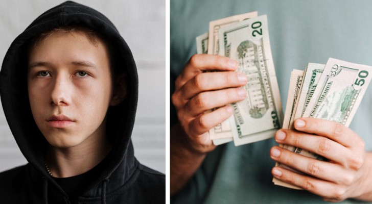 Obligan al hijo de 16 años a colaborar con los gastos de la casa: él esconde haber recibido un aumento