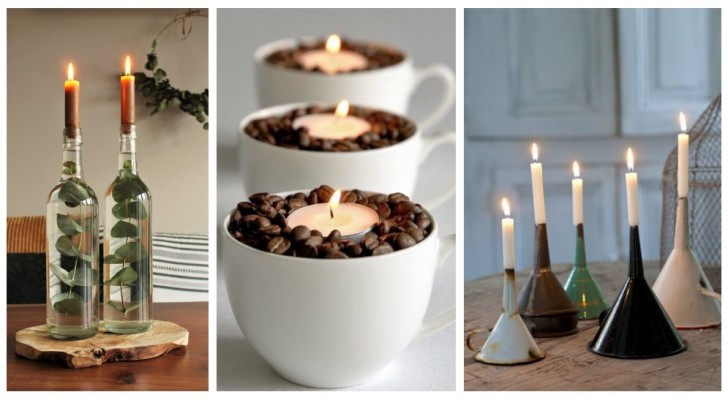 Kaarsen om het huis te decoreren: laat je inspireren door vele eenvoudige en stijlvolle ideeën!
