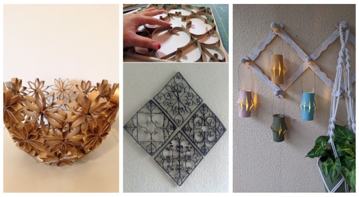 11 trovate piene di fantasia per creare incredibili decorazioni riciclando i rotoli di carta igienica