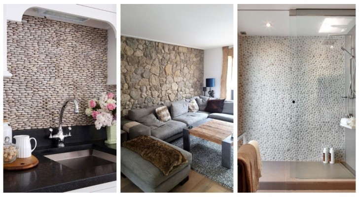 Stenen muren: 12 fantastische inspiraties voor het decoreren van verschillende kamers in huis