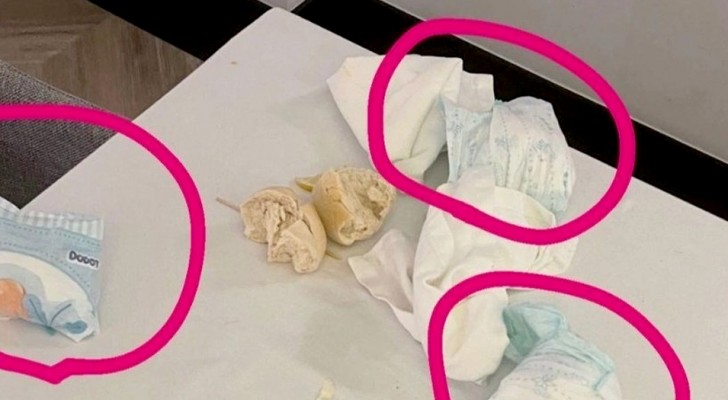 Family leaves dirty diapers on a restaurant table: their waiter takes action