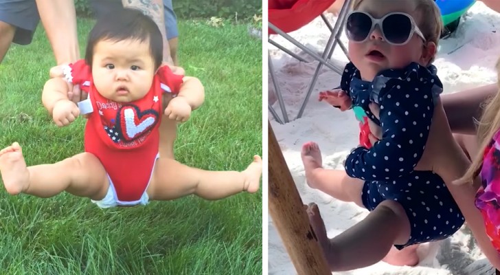 Children hate contact with grass and sand: amusing video shows their reactions (+ VIDEO)