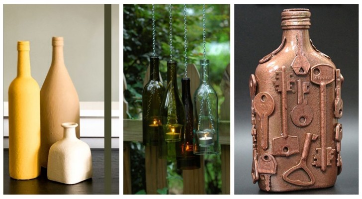 Creatief recyclen van glazen flessen tot originele decoraties en inrichtingsvoorwerpen