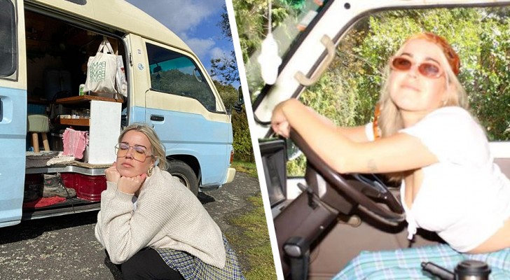Compra un furgone e lo trasforma nella sua casa: la scelta di questa ragazza per non pagare l'affitto