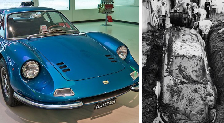 La curieuse histoire de la Ferrari trouvée enterrée par un enfant dans le jardin : c'était en 1978