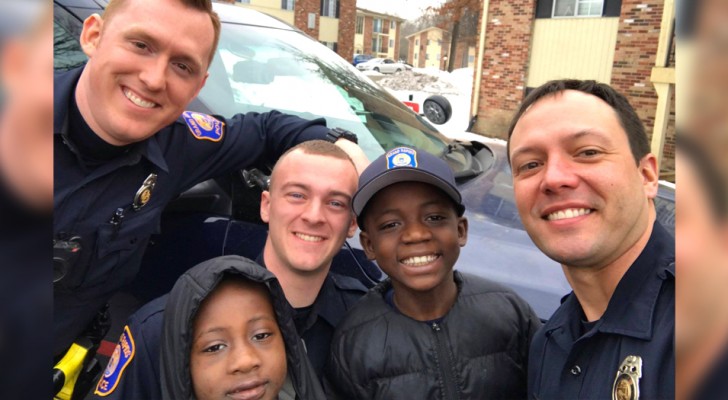 Nobody comes to his birthday party: police officers surprise him (+ VIDEO)