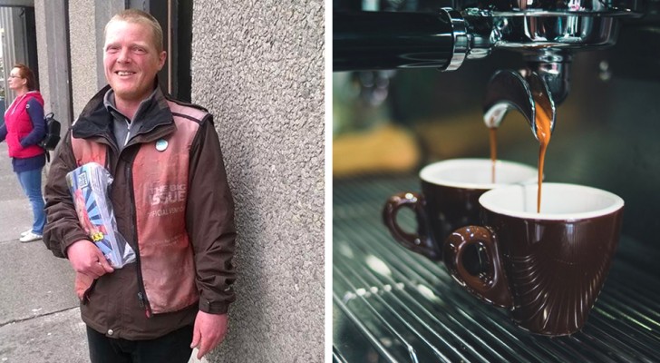 Ele compra café para um sem-teto todo fim de semana: um dia, o morador de rua o retribui inesperadamente