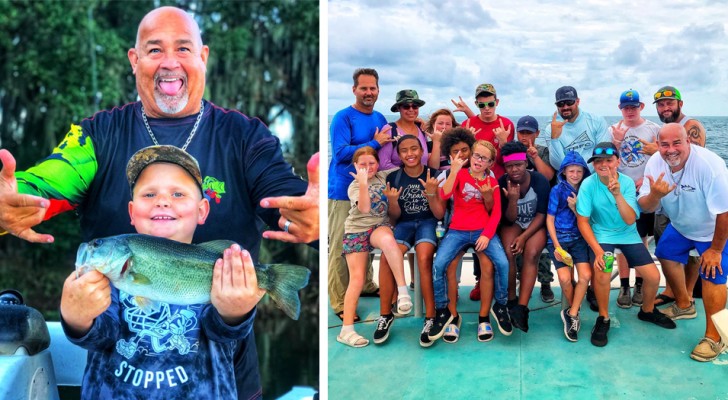 Quest'uomo trasforma la sua passione per la pesca in un modo per aiutare ragazzi in difficoltà