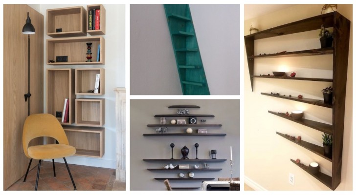 15 idées dont vous inspirer pour meubler la maison avec des étagères au design fascinant 