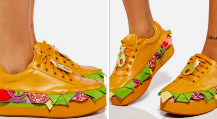 Hanno creato delle scarpe a forma di panino: una nuova moda che sta conquistando i più giovani