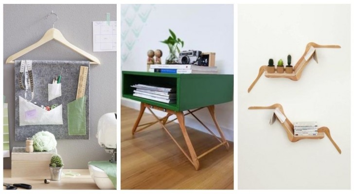 11 creatieve manieren om je huis in te richten door houten kledinghangers te recyclen