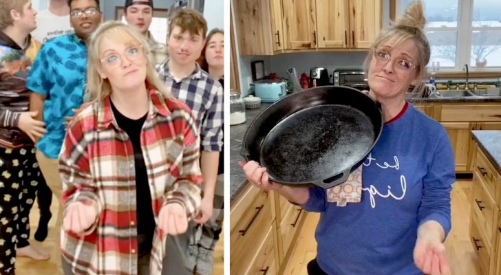 Mãe de 8 filhos explica como faz comida para a sua família gigante