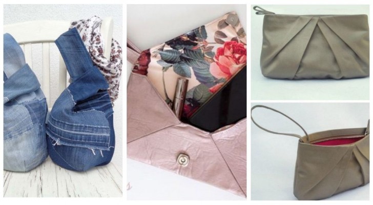 DIY enveloptasje: 6 geweldige patronen om inspiratie op te doen voor handige en veelzijdige handtassen